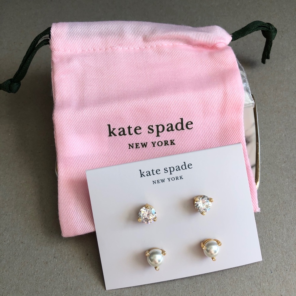 N e w | Kate Spade Rise and Shine Stud Earing Set